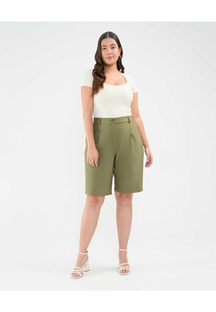 Bermuda Para Mujer  Color Verde  Marca Patprimo #14100133