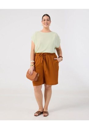 Blusa  Para Mujer Manga Corta Color Verde Marca Patprimo #14128036