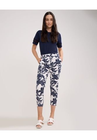 Pantalón Para Mujer Capri Color Azul  Marca Patprimo #30071891 Patprimo