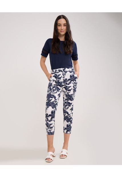 Pantalón Para Mujer Capri Color Azul  Marca Patprimo #30071891