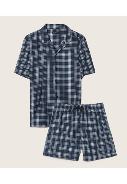 Pijama Hombre Patprimo M/C P/C Azul Poliéster