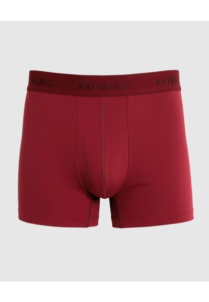 Boxer X1 Para Hombre Fleat Seamer Largo Color Vino Marca Patprimo #44000506