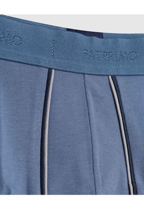 Boxer X1 Para Hombre Filete Medio Color Azul Marca Patprimo #44000504