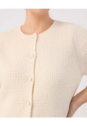 Saco  Para Mujer Cardigan Color Crema Marca Patprimo #14330232