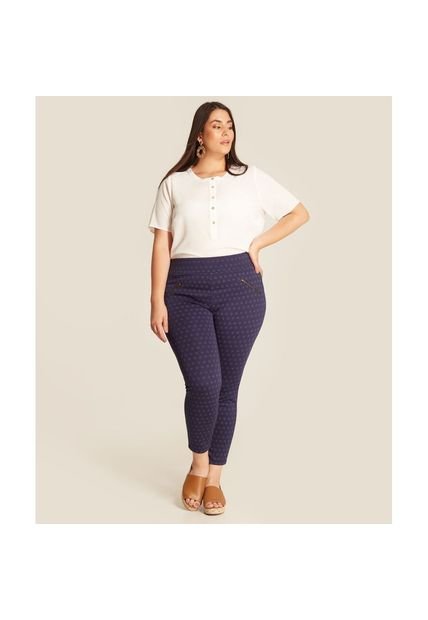 Leggins Azul Oscuro Cremallera - Compra Ahora | Dafiti Colombia
