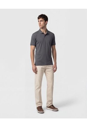 Polo Para Hombre Cuello Tejido Sin Bolsillo Color Gris Marca Patprimo #44112793