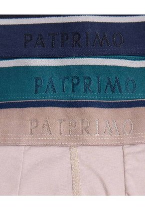 Boxer X3 Para Hombre Fleat Seamer Medio Color Negro Marca Patprimo #44000533