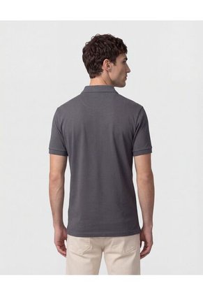 Polo Para Hombre Cuello Tejido Sin Bolsillo Color Gris Marca Patprimo #44112793