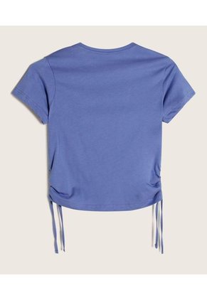 Camiseta Para Niña Manga Corta Color Azul  Marca Patprimo #86090333