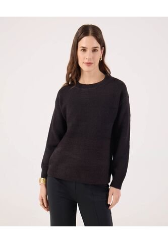 Saco Para Mujer Cuello Redondo Color Negro Marca Patprimo #30330652 Patprimo