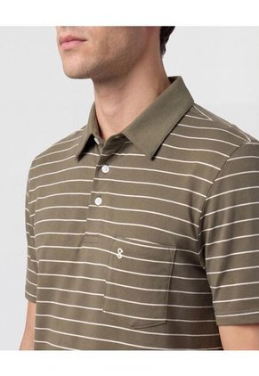 Polo Para Hombre Cuello Tejido Sin Bolsillo Color Verde Marca Patprimo #44112792