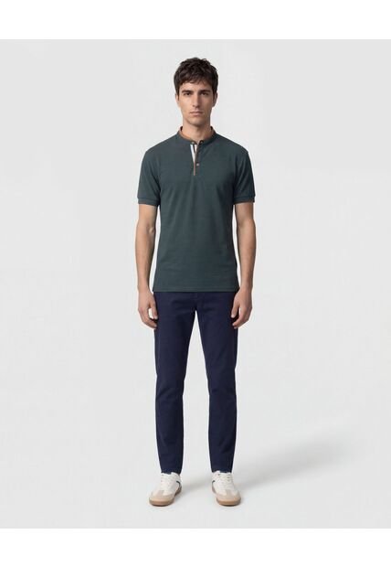 Polo  Para Hombre Cuello Tejido Sin Bolsillo Color Verde Marca Patprimo #44117257