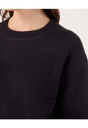 Saco Para Mujer Cuello Redondo Color Negro Marca Patprimo #30330652