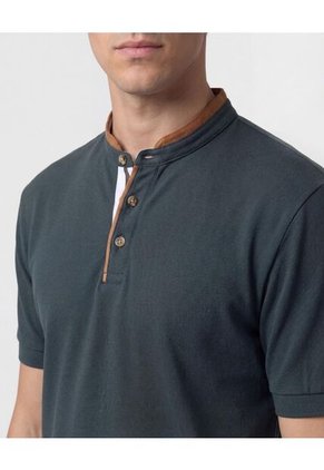 Polo  Para Hombre Cuello Tejido Sin Bolsillo Color Verde Marca Patprimo #44117257