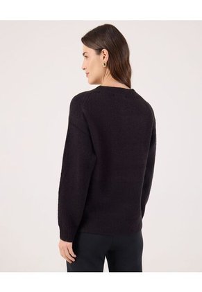 Saco Para Mujer Cuello Redondo Color Negro Marca Patprimo #30330652