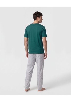 Pijama Para Hombre M/C P/L Color Verde Marca Patprimo #44040251