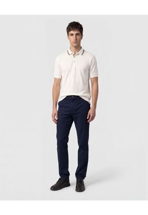 Polo Para Hombre Cuello Tejido Sin Bolsillo Color Crema Marca Patprimo #44112811