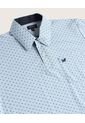 Polo Estampada Cuello Duro , Con Bolsillo  Para Hombre Azul Patprimo de Patprimo