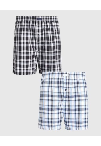 Boxer Para Hombre Bragueta Amplio Color Negro Marca Patprimo #10999-H0