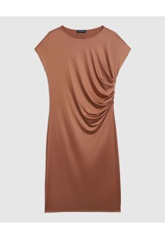 Vestido  Para Mujer M/C Medio Color Café Marca Patprimo #30171066 Patprimo