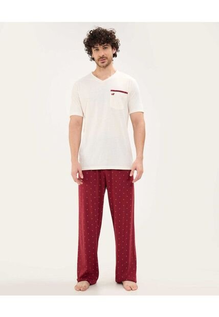 Pijama Para Hombre M/C P/L Color Unicolor Marca Patprimo #44040209