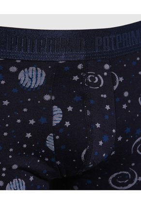 Boxer Para Niño Fleat Seamer Medio Color Azul Oscuro Marca Patprimo #66000109