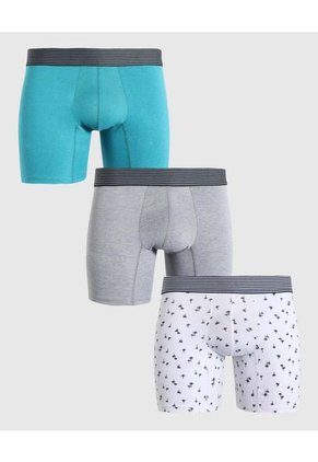 Boxer X3 Para Hombre Fleat Seamer Medio Color Surtido Marca Patprimo #44420001