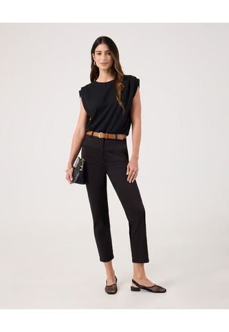 Pantalon Chino   Para Mujer Negro Patprimo Patprimo