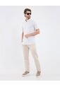 Camisa Para Hombre Manga Corta Sin Bolsillo Cuello Neru Color Blanco Marca Patprimo #44013172 de Patprimo