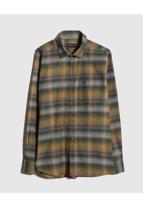 Camisa Para Hombre M/L Patprimo En Color Amarillo #44013023