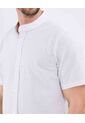 Camisa Para Hombre Manga Corta Sin Bolsillo Cuello Neru Color Blanco Marca Patprimo #44013172 de Patprimo