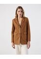 Chaqueta  Para Mujer Estructurada Color Café Marca Patprimo #30080603 de Patprimo