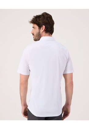 Camisa Para Hombre Manga Corta Sin Bolsillo Cuello Formal C Color Blanco Marca Patprimo #44013186