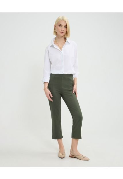 Leggins Para Mujer Corto Color Verde Marca Patprimo #30230837