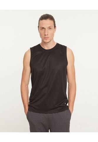 Camiseta Camiseta Ms Unicolor Con Espalda Texturizada  Para Hombre Negro Patprimo Patprimo