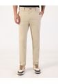 Pantalón Chino Unicolor De Corte Casual  Para Hombre Beige Patprimo de Patprimo