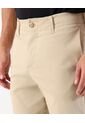 Pantalón Chino Unicolor De Corte Casual  Para Hombre Beige Patprimo de Patprimo