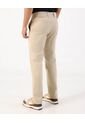 Pantalón Chino Unicolor De Corte Casual  Para Hombre Beige Patprimo de Patprimo