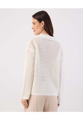 Saco  Para Mujer Cuello V Color Crema Marca Patprimo #30330671