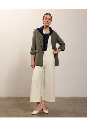 Camiseta  Para Mujer Manga Corta Cuello V Color Blanco Marca Patprimo #30093806