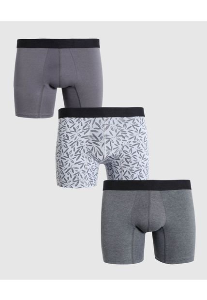 Boxer Para Hombre Fleat Seamer Medio Color Negro Marca Patprimo #44420001