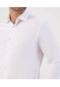 Camisa Formal De Manga Larga   Para Hombre Blanco Patprimo de Patprimo