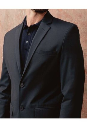 Blazer Casual  Elegante  Para Hombre Azul Patprimo