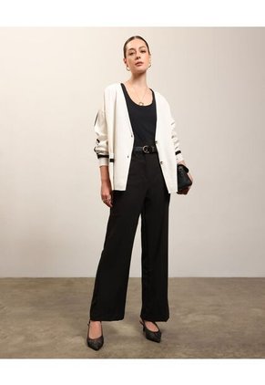 Pantalon Sastrero   Para Mujer Negro Patprimo