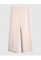Pantalón Fluido Tiro Alto  Para Mujer Crema Patprimo de Patprimo