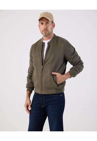 Chaqueta Bomber   Para Hombre Verde Patprimo Patprimo