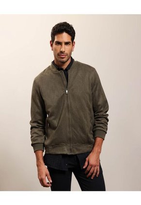 Chaqueta Bomber   Para Hombre Verde Patprimo