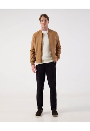 Pantalón Clásico  De Corte Recto  Para Hombre Negro Patprimo