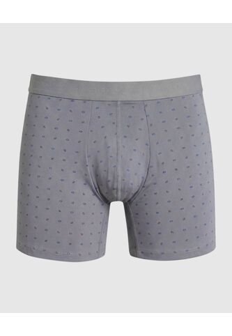 Bóxer Medio Con Estampado  X1 Para Hombre Gris Patprimo Patprimo