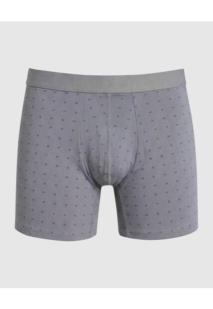 Bóxer Medio Con Estampado  X1 Para Hombre Gris Patprimo